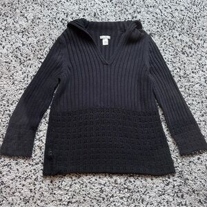 Tommy Bahama Black Beaded Sweater